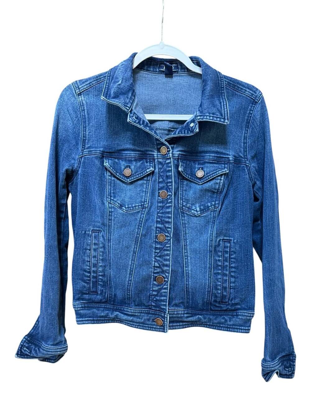 IZOD Women's Blue Denim Jean Jacket